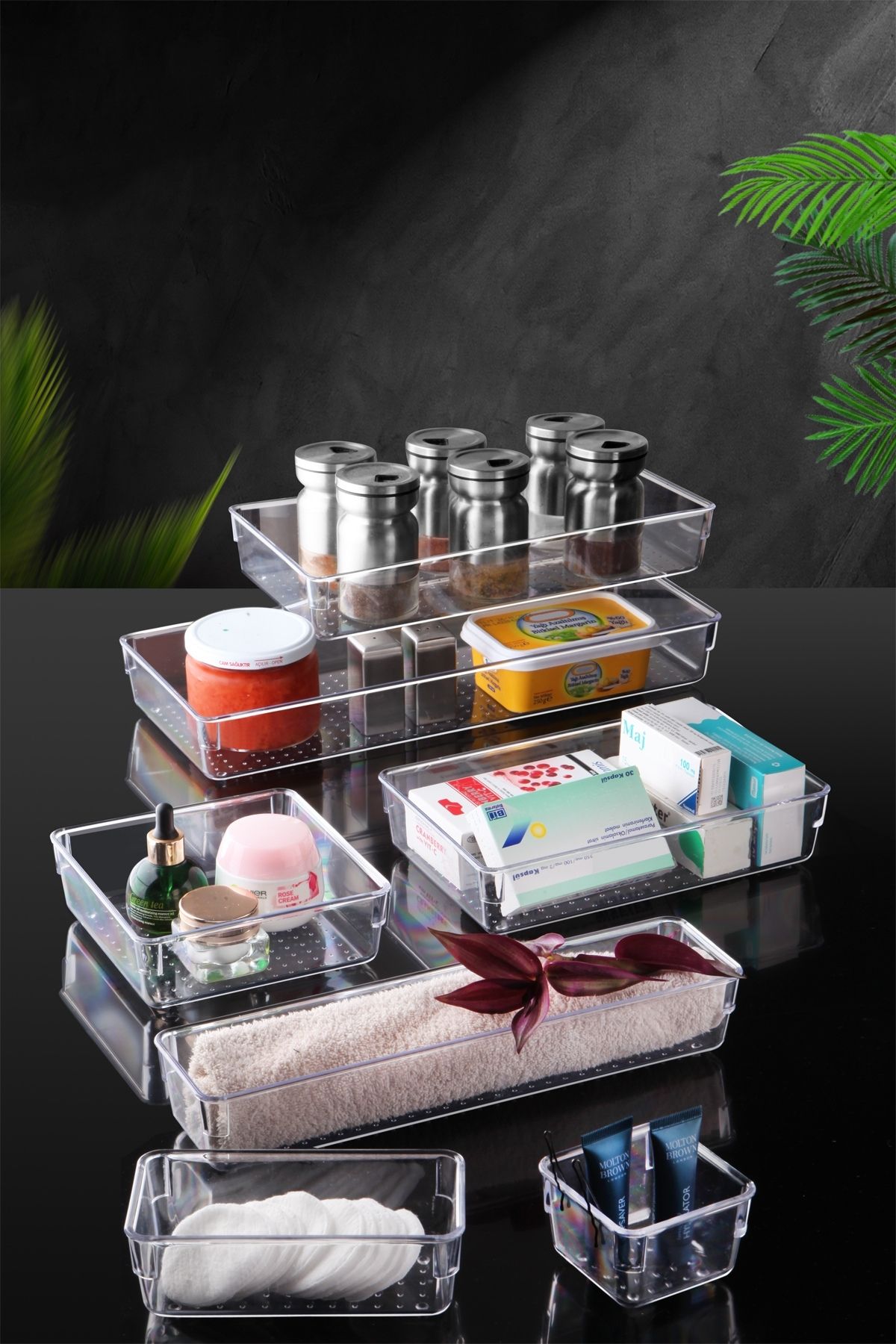 CLEAR MODULAR ORGANIZER